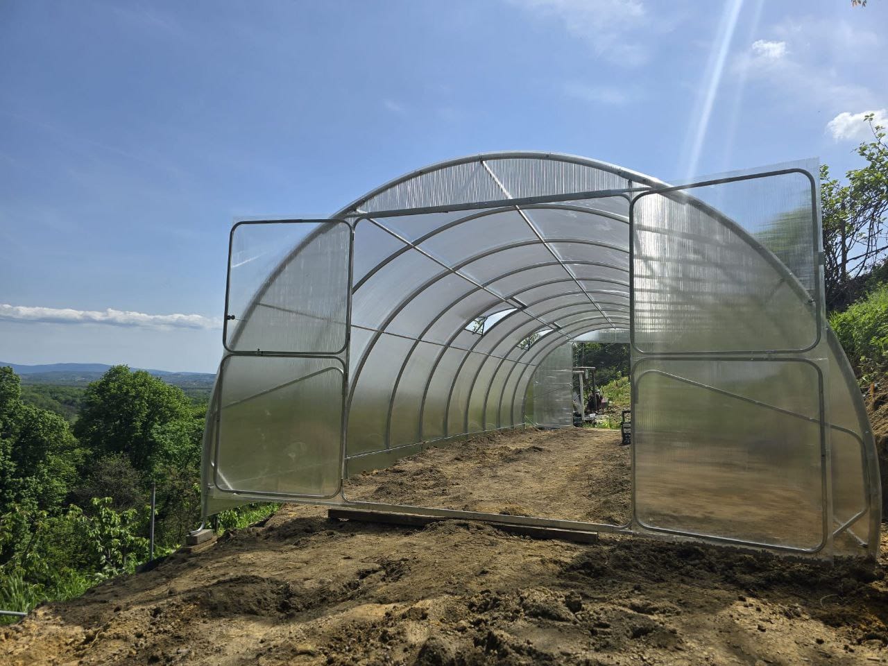Gewächshaus COMFO mit 6mm Polycarbonat, in verschiedenen Größen erhältlich