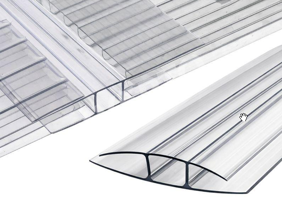 H-Verbindungsprofil 10 mm - Saubere und stabile Verbindung für 10-mm-Polycarbonatplatten.