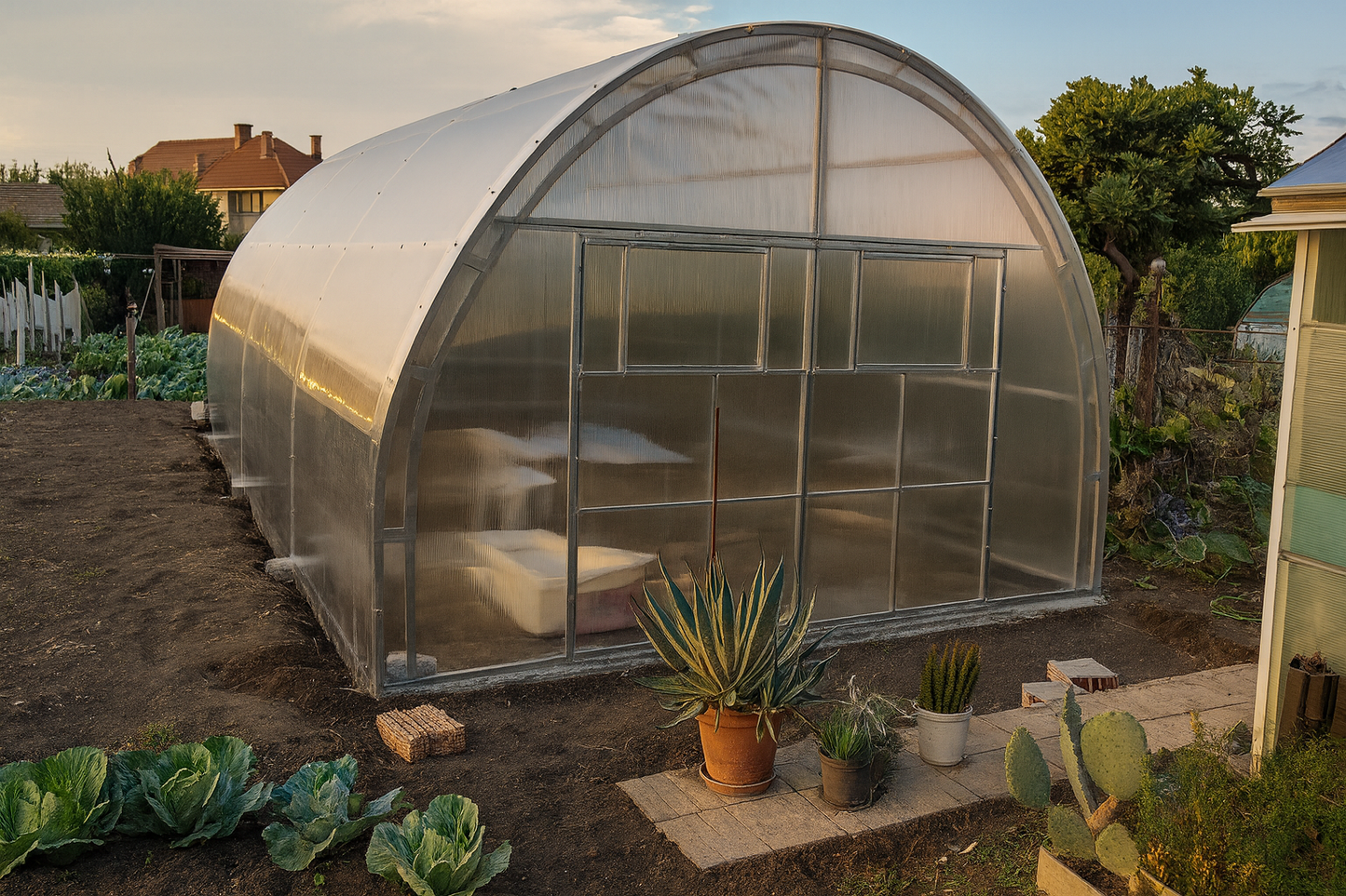 Agron Max Gewächshaus  – 6 mm Polycarbonat