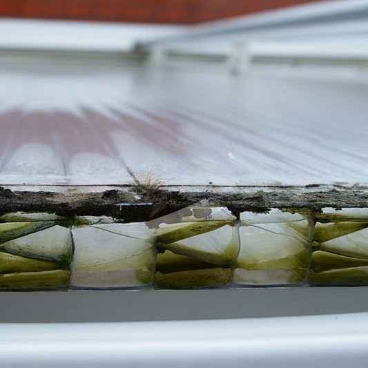 1x Anti-Dust-Tape (Schutzband), 38 mm x 33 m – schützt offene Plattenkanten vor Staub & Feuchtigkeit, verhindert Kondenswasser.