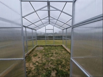 Vertex Gewächshaus Satteldach - 6 mm Polycarbonat