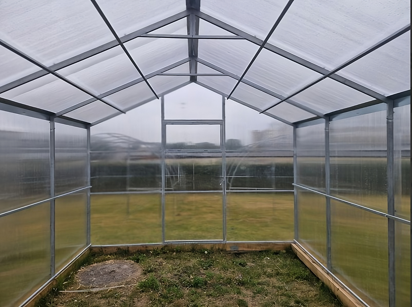 Vertex Gewächshaus Satteldach - 6 mm Polycarbonat