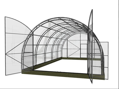 Akus Pro Gewächshaus - 6 mm Polycarbonat