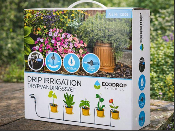Eco-Drip Bewässerungssystem - Gezielte Bewässerung direkt im Gewächshaus.