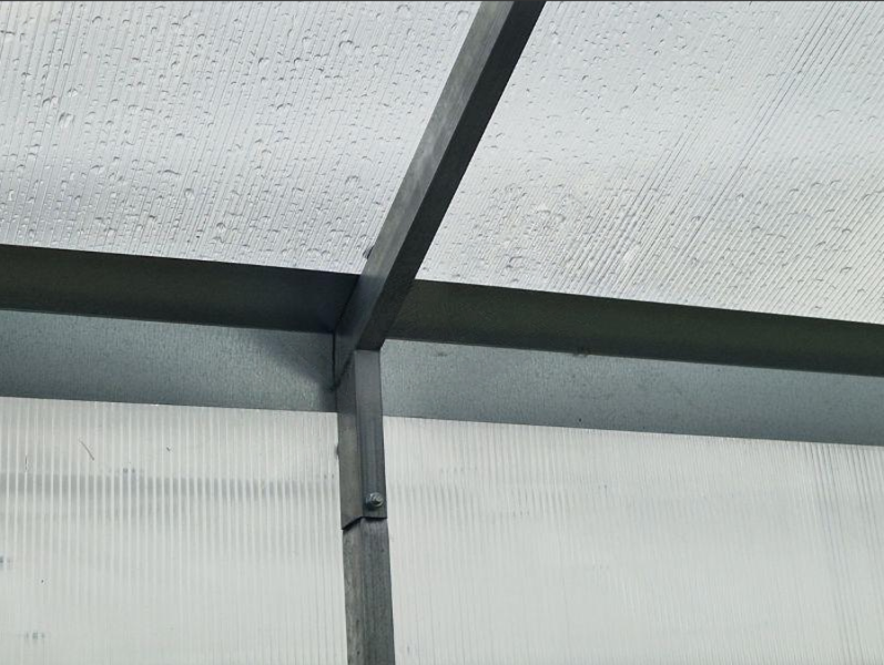 Vertex Gewächshaus Satteldach - 6 mm Polycarbonat