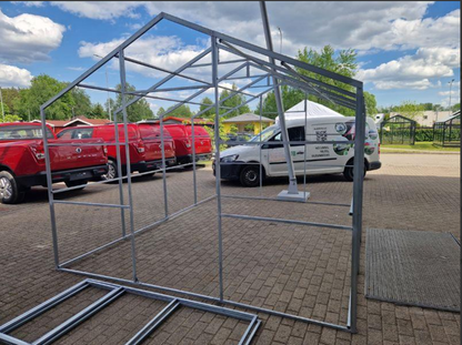 Vertex Gewächshaus Satteldach - 6 mm Polycarbonat